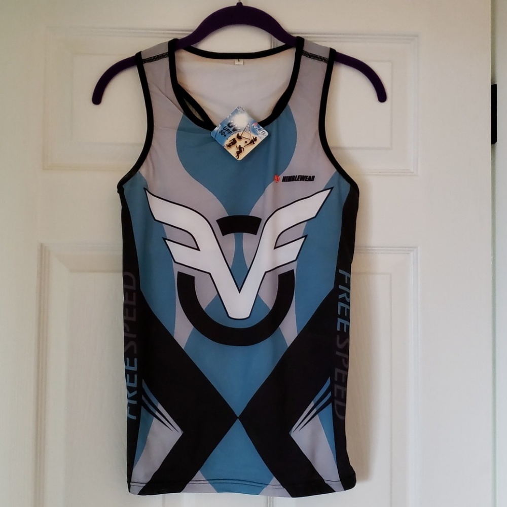 Womens Triathlon Racer Back Tank Top